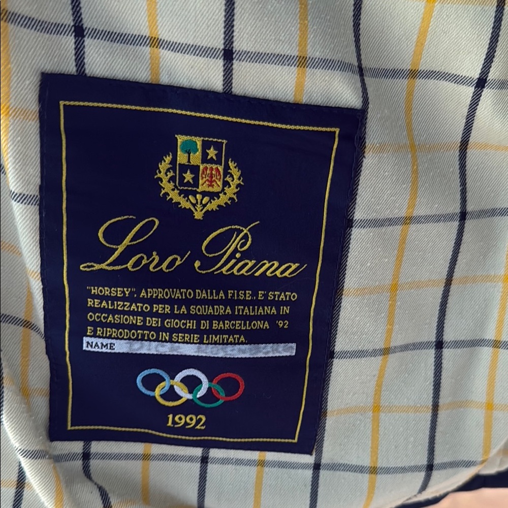 Vintage LORO PIANA Horsey Jacket.  IYKYK . Cashmere lined vest included. - Picture 10 of 16